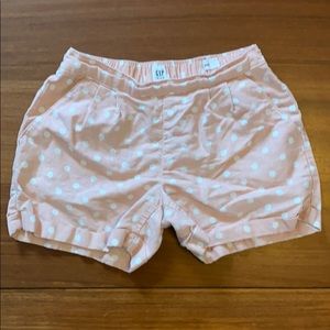 GAP Kids Pink Polka Dot Shorts EUC